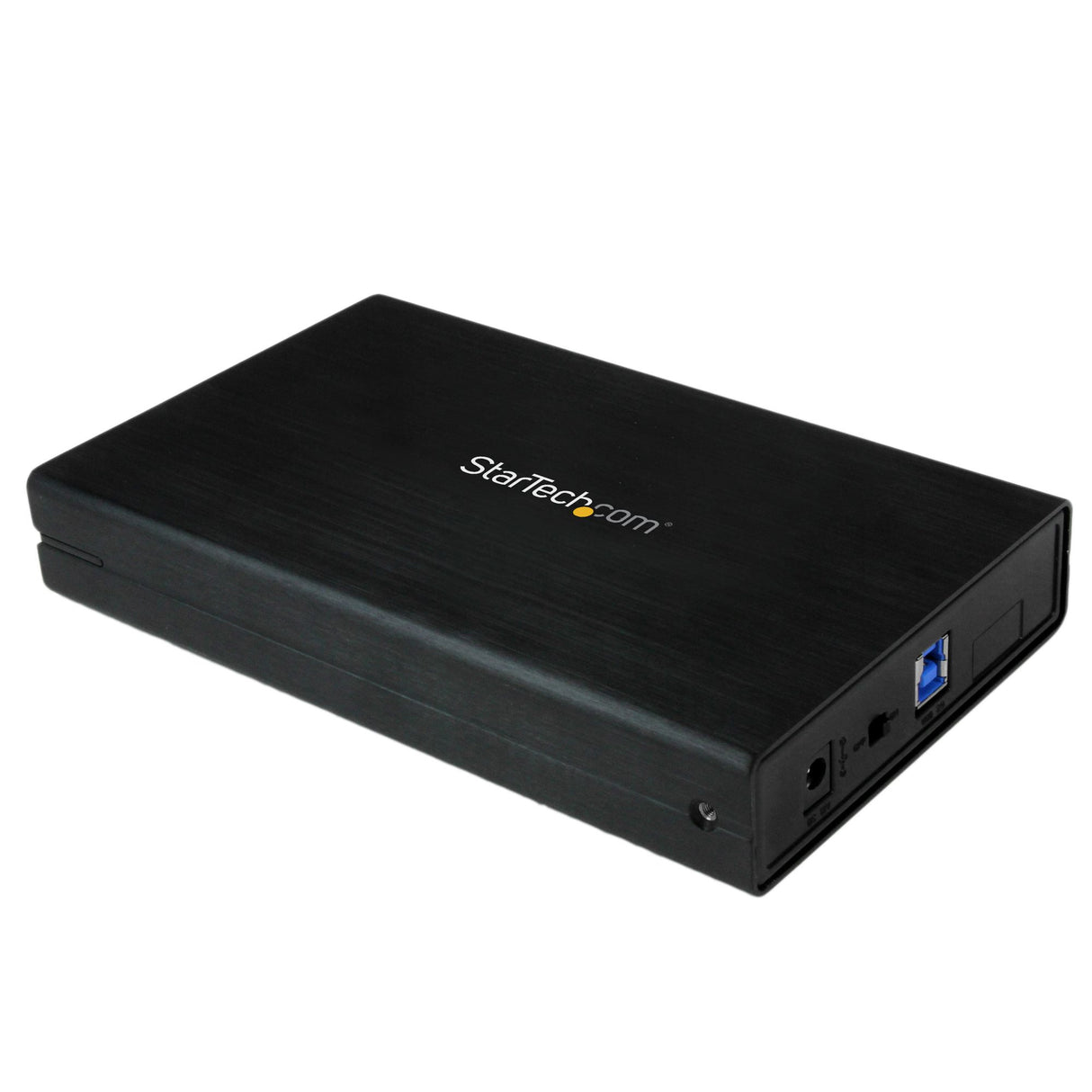 STARTECH 3.5in Black Aluminum USB 3.0 External SATA III SSD | HDD Enclosure with UASP for SATA 6Gbps - 3.5" SATA Hard Drive Enclosure (S3510BMU33)
