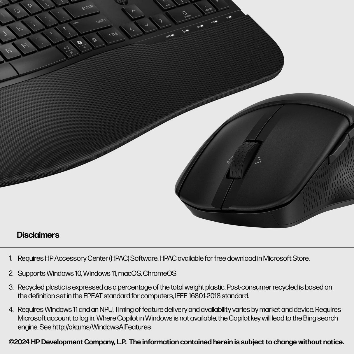 HP 685 – Desktop Platform / Mouse Platform / Wide – Keyboard & Mouse Tray