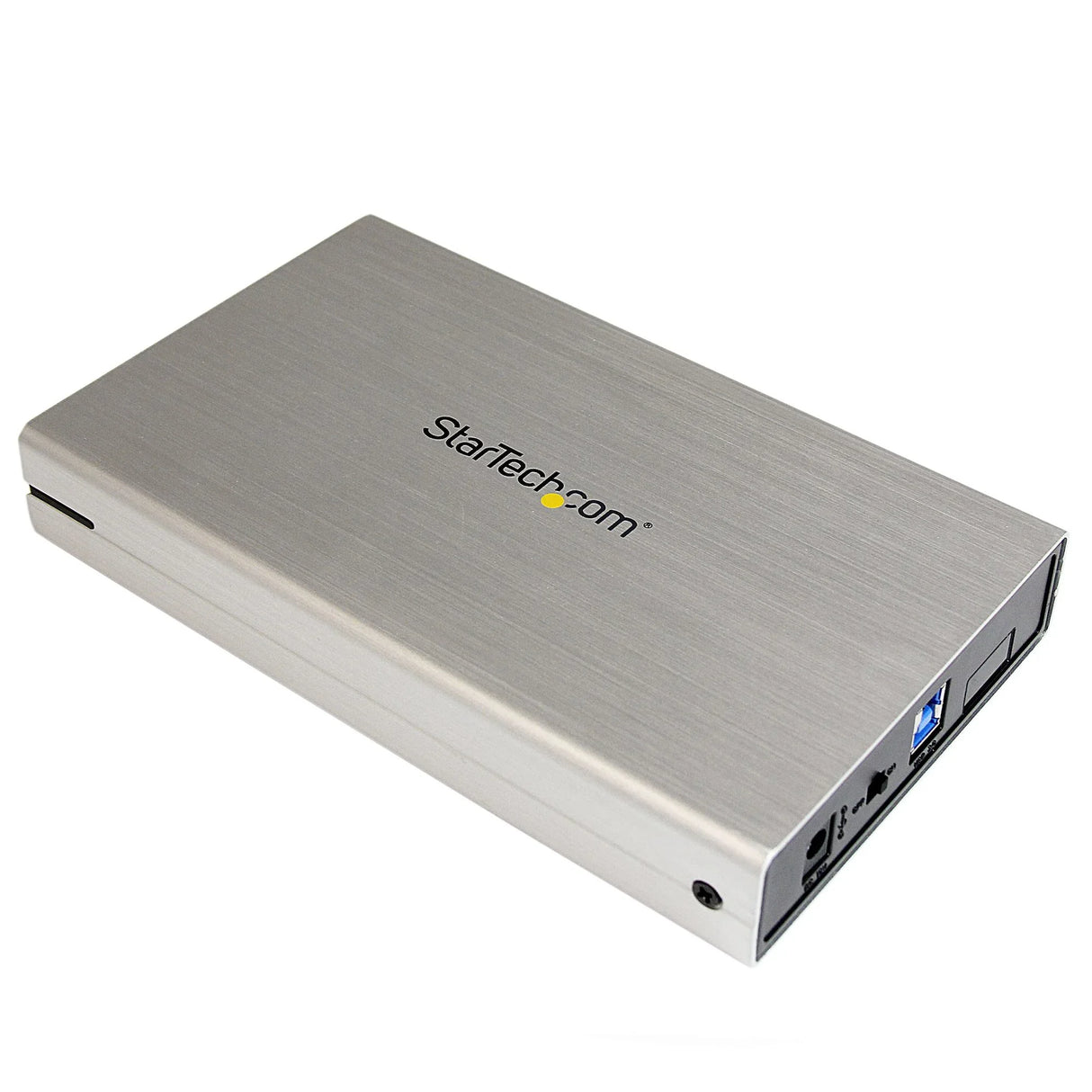 STARTECH 3.5in Silver Aluminum USB 3.0 External SATA III SSD | HDD Enclosure with UASP - Portable USB 3 3.5" SATA Hard Drive Enclosure (S3510SMU33)