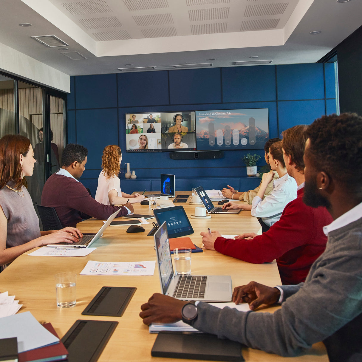 POLY Studio X72 All-In-One Video Conferencing System