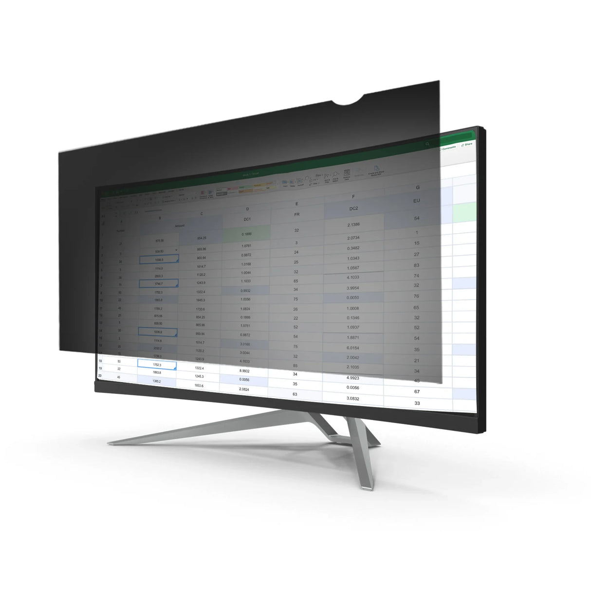 STARTECH PRIVSCNMON34W – 34" / 2-WAY Privacy / Ultrawide Monitor Privacy Filter – Slide-Mount Attachment – Blue Light Reduction