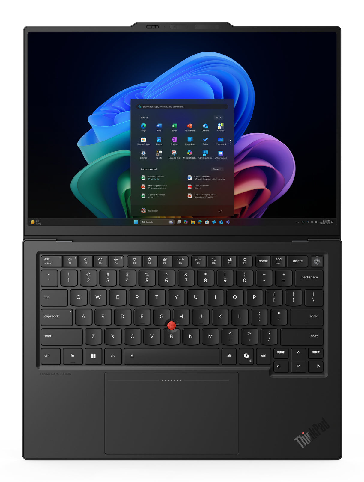 Lenovo ThinkPad X1 Carbon Gen 14 Aura Edition Laptop – Intel Core Ultra 5-325 / 32GB LPDDR5x / 512GB SSD / Intel® Graphics – Sustainable Business Laptop