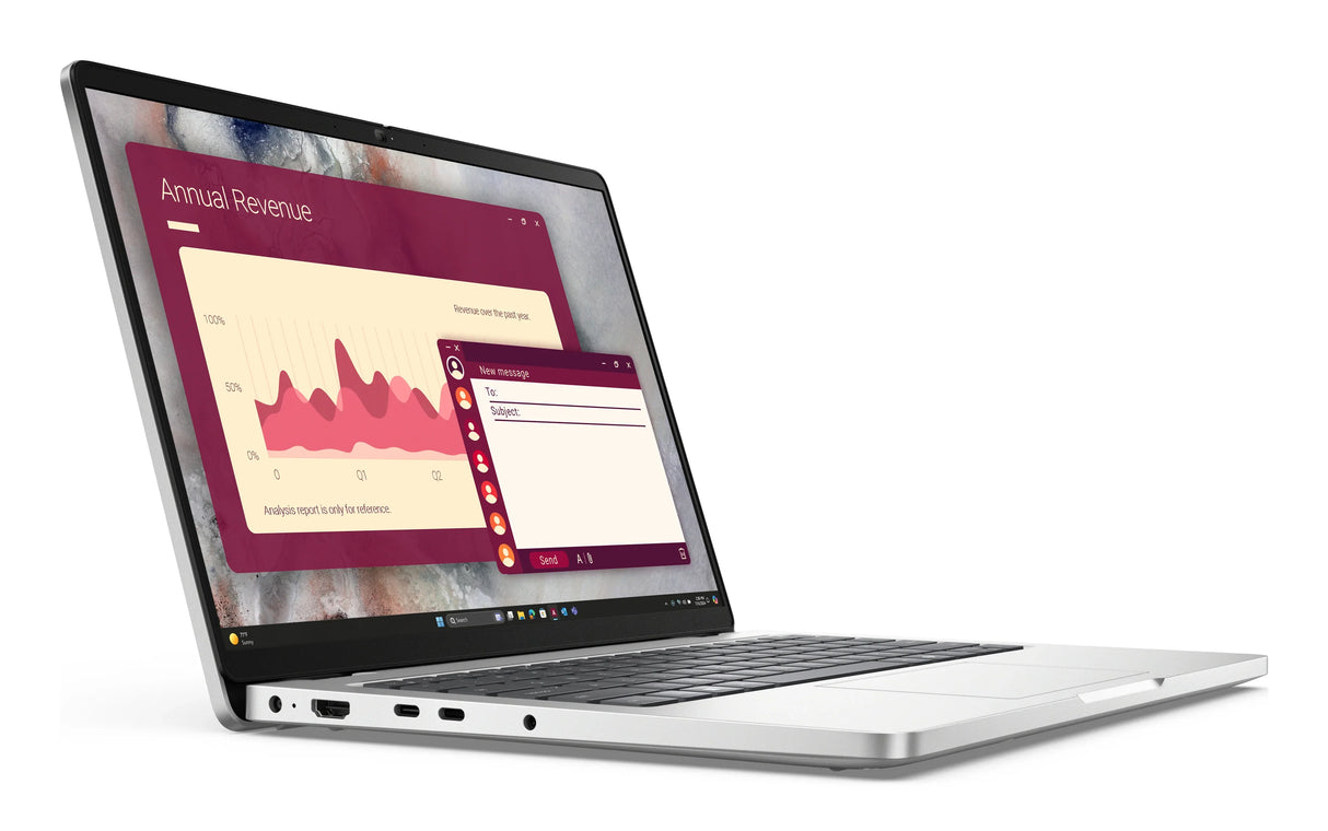 DELL PC14250 Laptop – Intel Core Ultra 7 255U / 16GB DDR5 / 512GB SSD / Intel Graphics – Sustainable Business Laptop