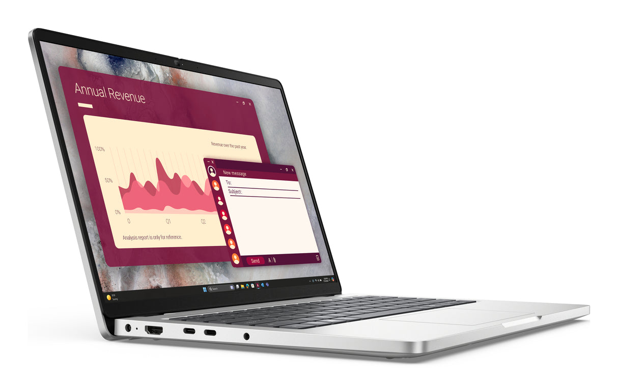 DELL PC14250 Laptop – Intel Core Ultra 7 255U / 32GB DDR5 / 512GB SSD / Intel Graphics – Sustainable Business Laptop