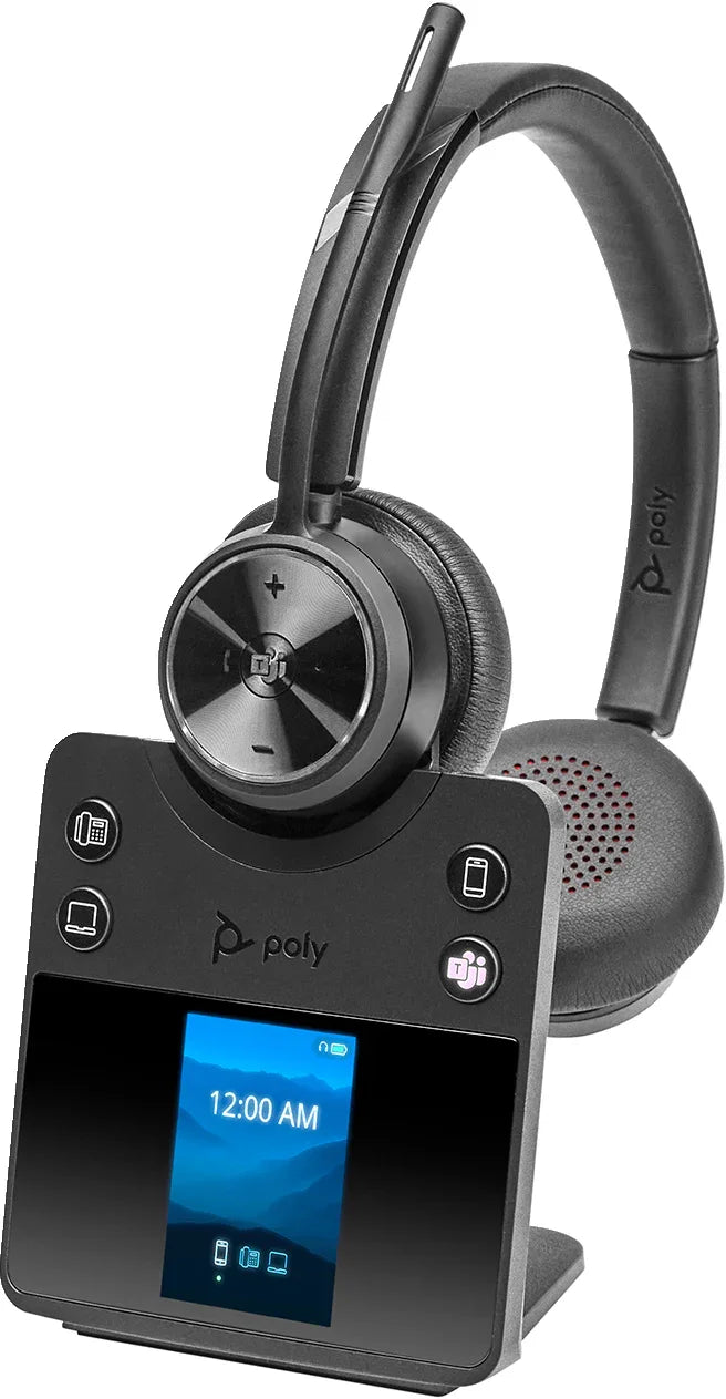 POLY SAVI 7420 – Wireless / Stereo / Office / MS Teams Certified – Head-band Headset