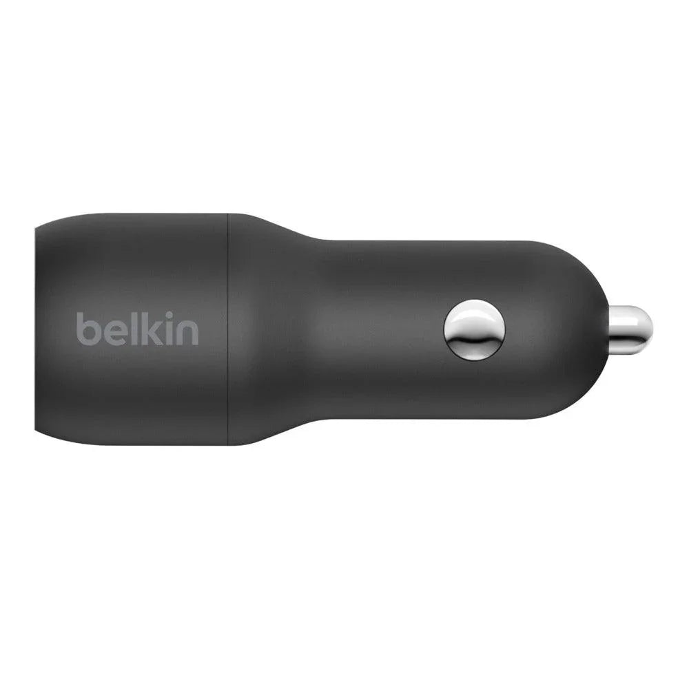 BELKIN BOOST CHARGE – 24W / 2x USB-A / Fast Charge – Car Charger