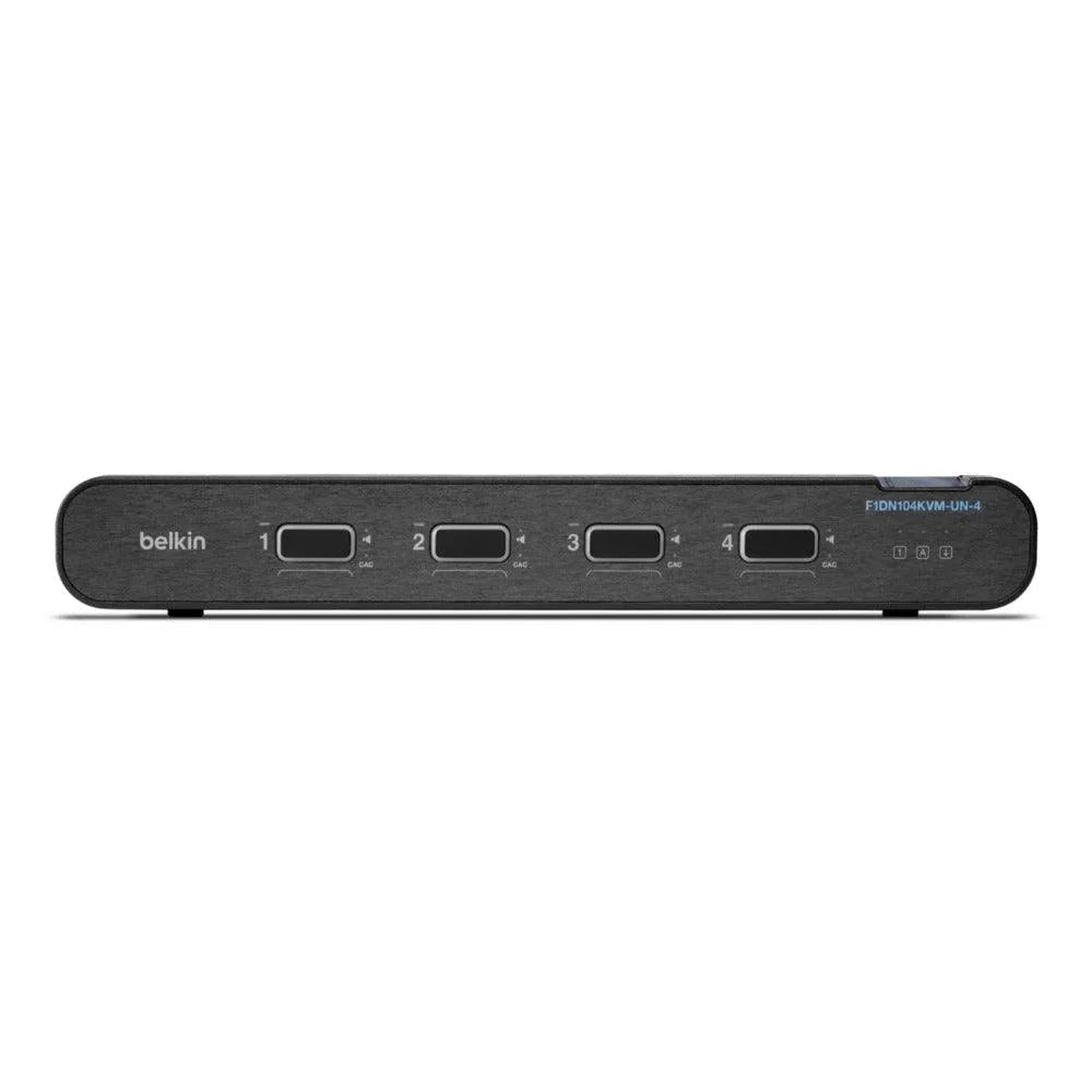 Belkin F1DN104KVM-UN-4 KVM switch Black
