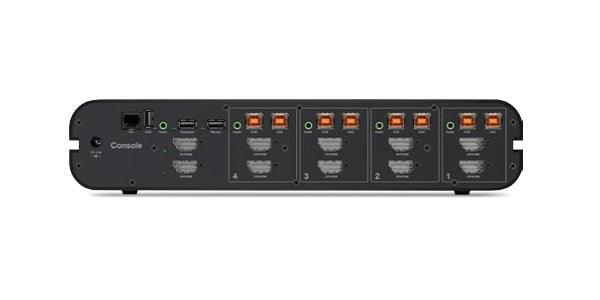 Belkin F1DN204KVM-UN-4 KVM switch Rack mounting Black