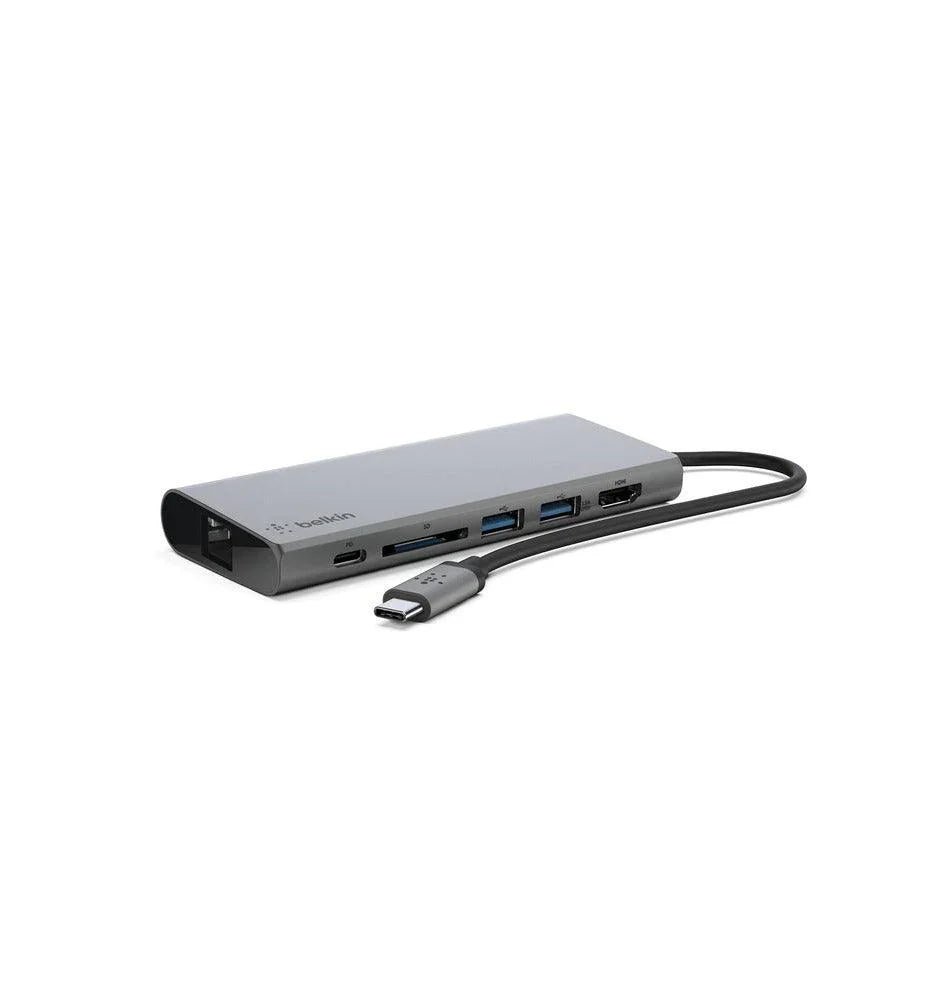 BELKIN F4U092BTSGY – USB-C / 60W PD / Ethernet – Port Replicator