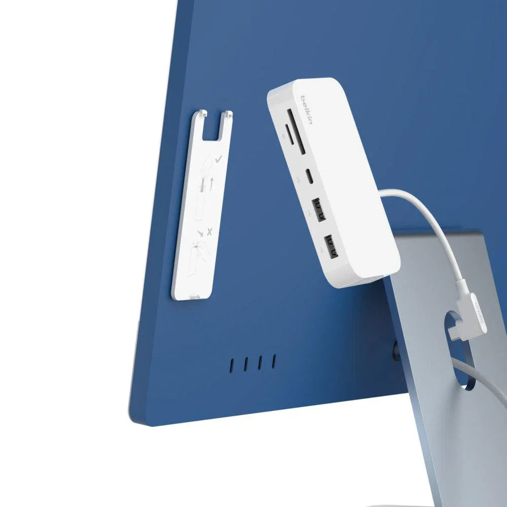 BELKIN INC011btWH – USB-C / 10Gbps Data / 3M Mount / Travel Hub