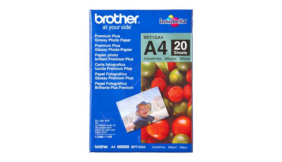 BROTHER A4 Glossy Paper (BP-71GA4)