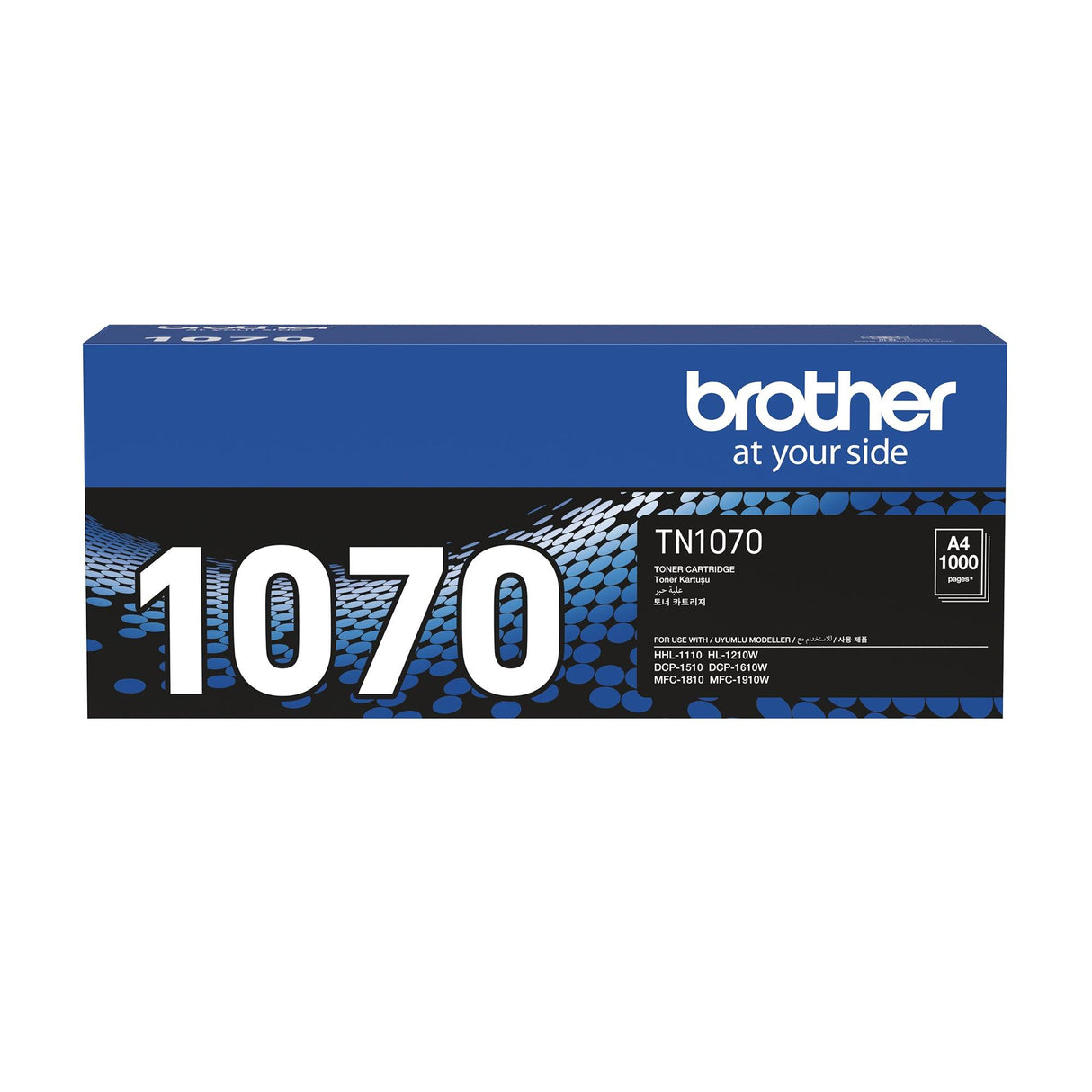 BROTHER Black Toner Cartridge | up to 1 |000 pages in accordance with ISO|IEC 19752. (TN-1070)