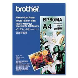 BROTHER Brother BP60MA Inkjet Paper printing paper A4 (210x297 mm) Matte 25 sheets White (BP-60MA)