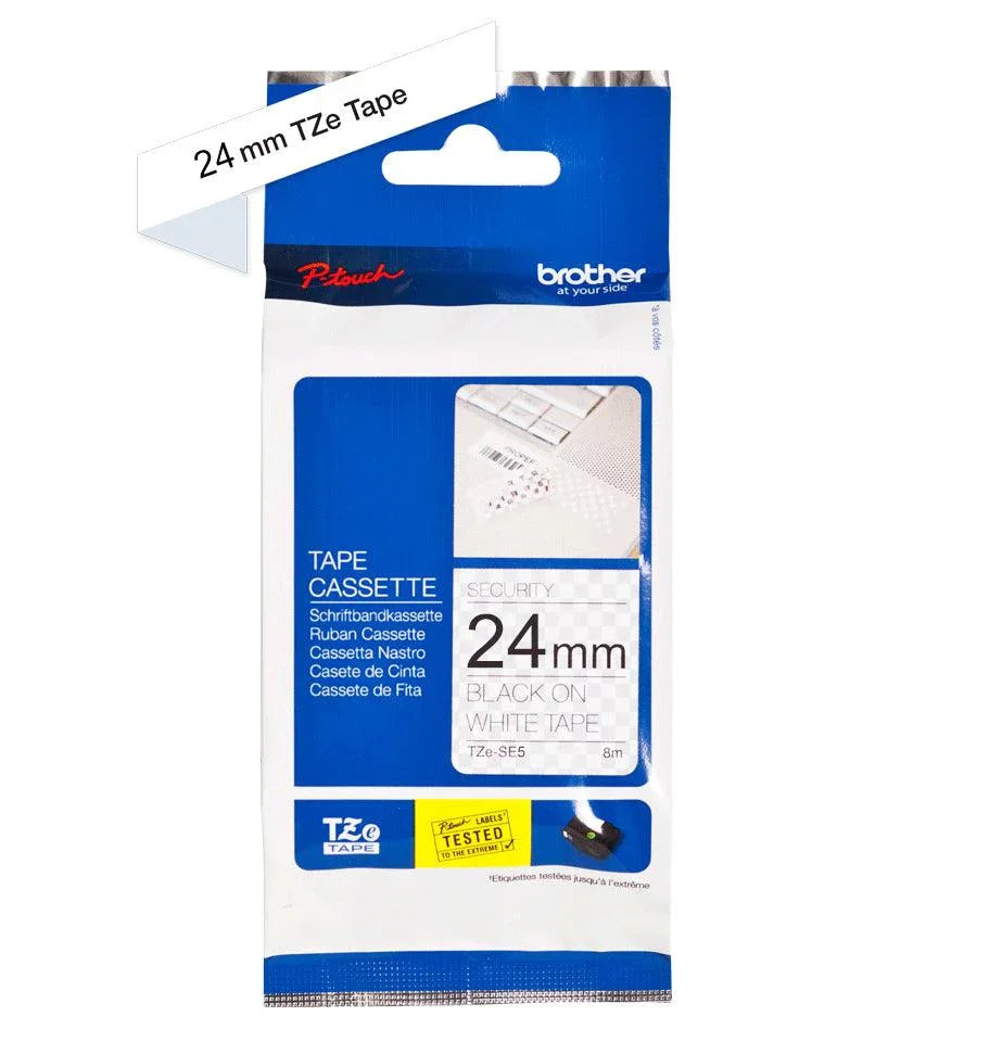 BROTHER Brother TZE-SE5 label-making tape Black on white TZ|TZe (TZE-SE5)