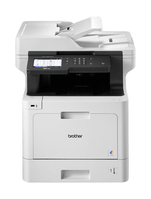 BROTHER Copy (1200 x 600 dpi | 31 cpm) | Fax (33.6 Kbps) | Print (2400 x 600 dpi | 31 ppm) | Scan (1200 x 2400 dpi | 28|56 ipm) | 802.11 b|g|n | 28.7 kg (MFC-L8900CDW)