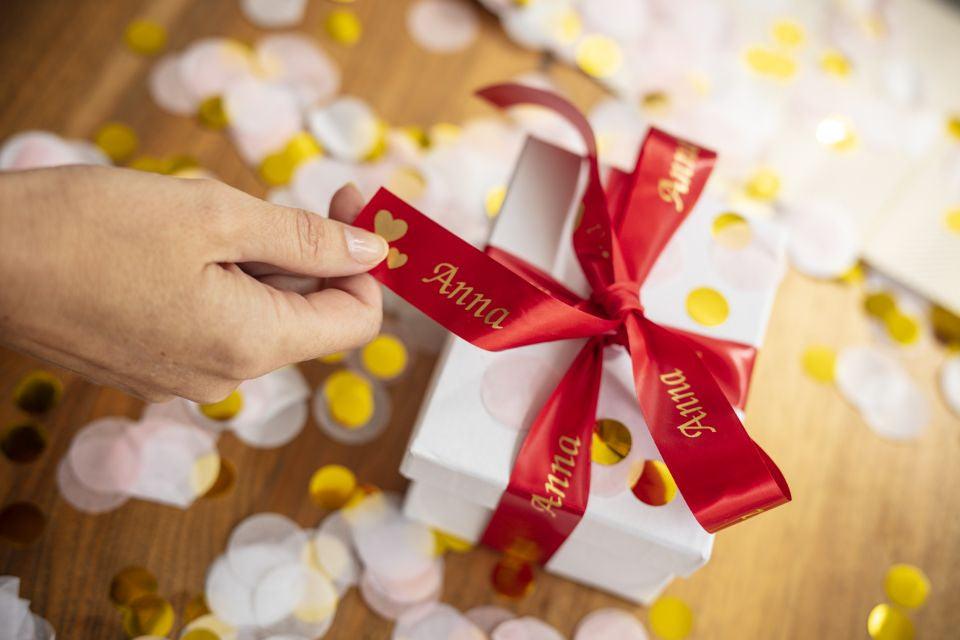 BROTHER Genuine Brother TZe-RW54 Ribbon Tape Cassette | Gold on Wine Red | 24mm wide (TZE-RW54)