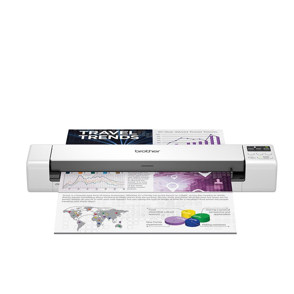 BROTHER Portable | A4 | 15 ppm | 1200 x 1200 dpi | micro USB 3.0 Type B | microSD | 319 x 63 x 45.4 mm | 699 g (DS-940DW)