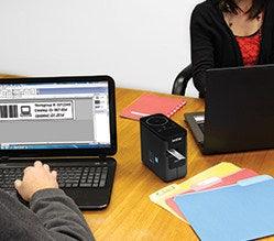 BROTHER Printer Model for HSE and TZe tapes from 3.5 to 24 mm - PC connection - Wireless - 180 dpi (PT-P750W)