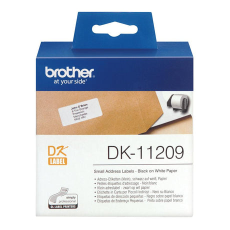 BROTHER Small Address Labels - 29mm x 62mm - 800 labels per roll (DK-11209)