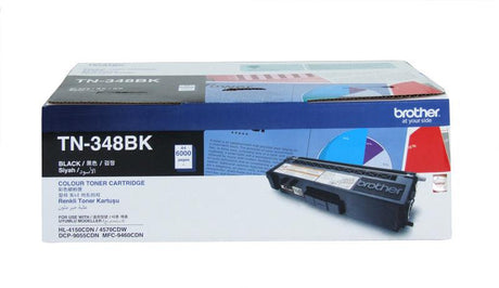 BROTHER Toner Cartridge | 6.000 pages | Black (TN-348BK)