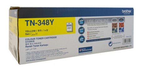 BROTHER Toner Cartridge | 6.000 pages | Yellow (TN-348Y)