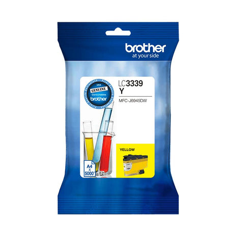 BROTHER Yellow Ink Cartridge | Single Pack. Prints 5000 pages (LC-3339XLY)