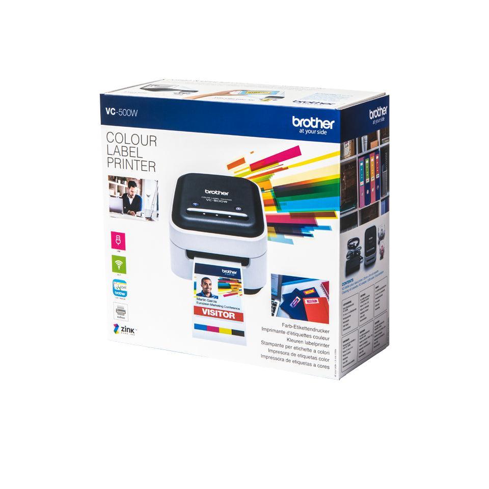 BROTHER ZINK | CZ (9 - 50 mm) | USB 2.0 | 802.11 b|g|n | 313 dpi | 8 mm|s | 0.66 kg (VC-500W)