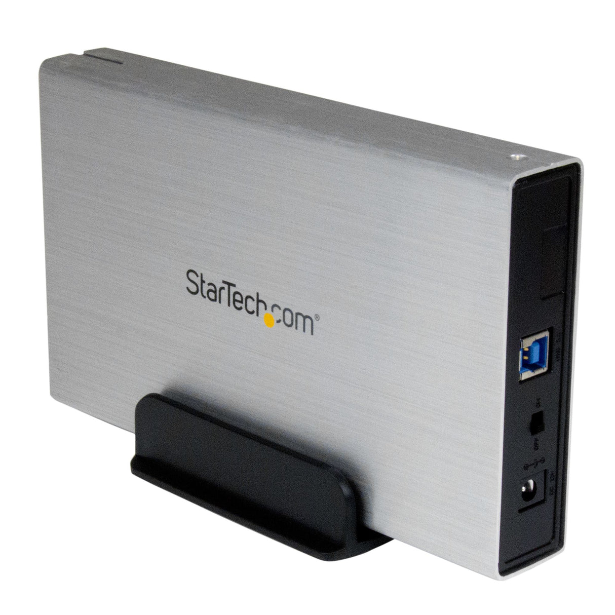 STARTECH 3.5in Silver Aluminum USB 3.0 External SATA III SSD | HDD Enclosure with UASP - Portable USB 3 3.5" SATA Hard Drive Enclosure (S3510SMU33)