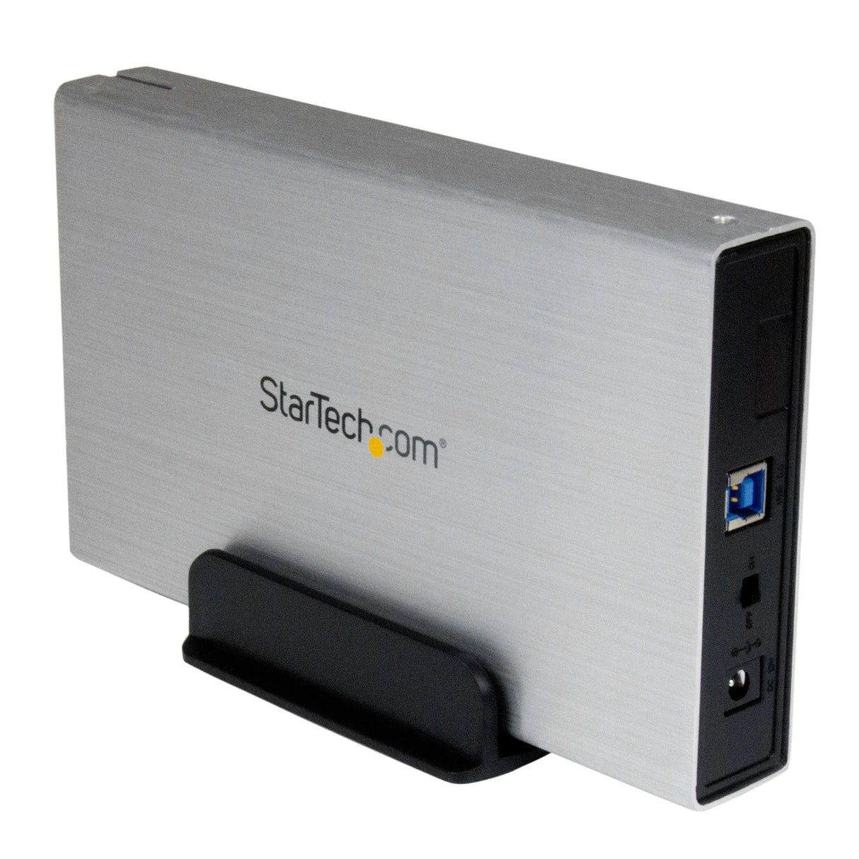 STARTECH 3.5in Silver Aluminum USB 3.0 External SATA III SSD | HDD Enclosure with UASP - Portable USB 3 3.5" SATA Hard Drive Enclosure (S3510SMU33)