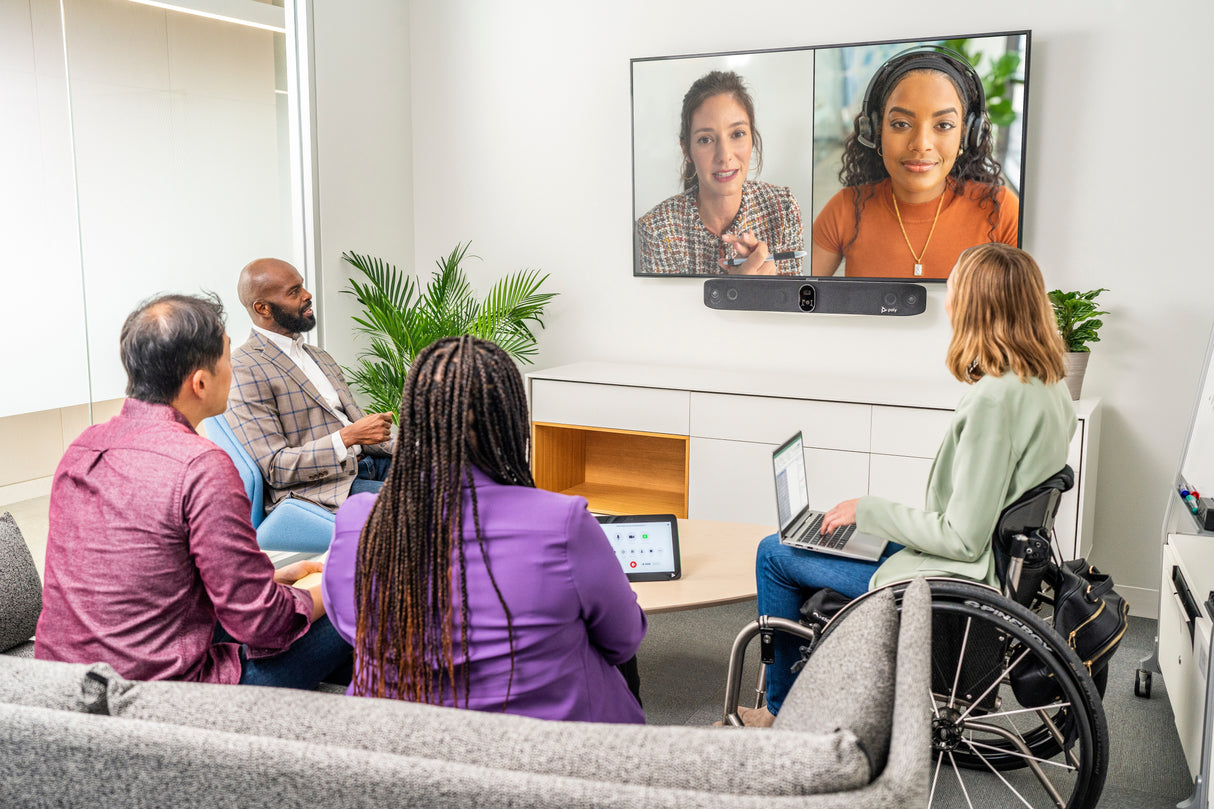 POLY Studio X70 All-In-One TC10 Controller Kit GSA/TAA Video Collaboration Bar