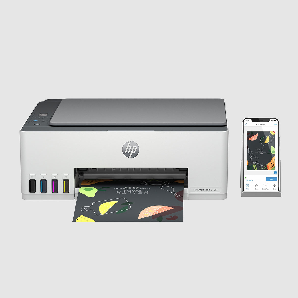 HP Smart Tank Smart Tank 5105 All-in-One Multifunction Printer