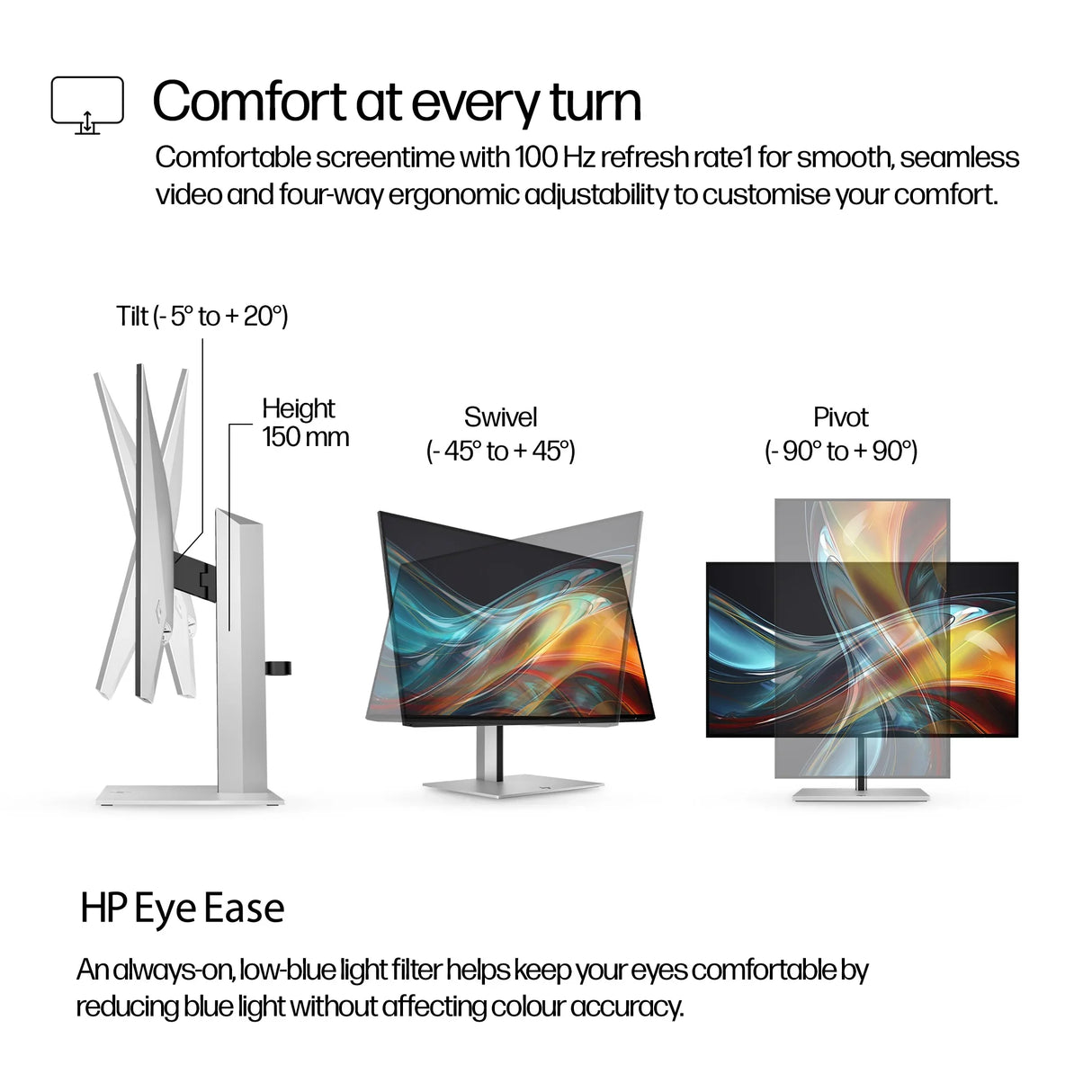 HP 724pf Monitor – 23.8" / Full HD / IPS / 100Hz – Business Monitor