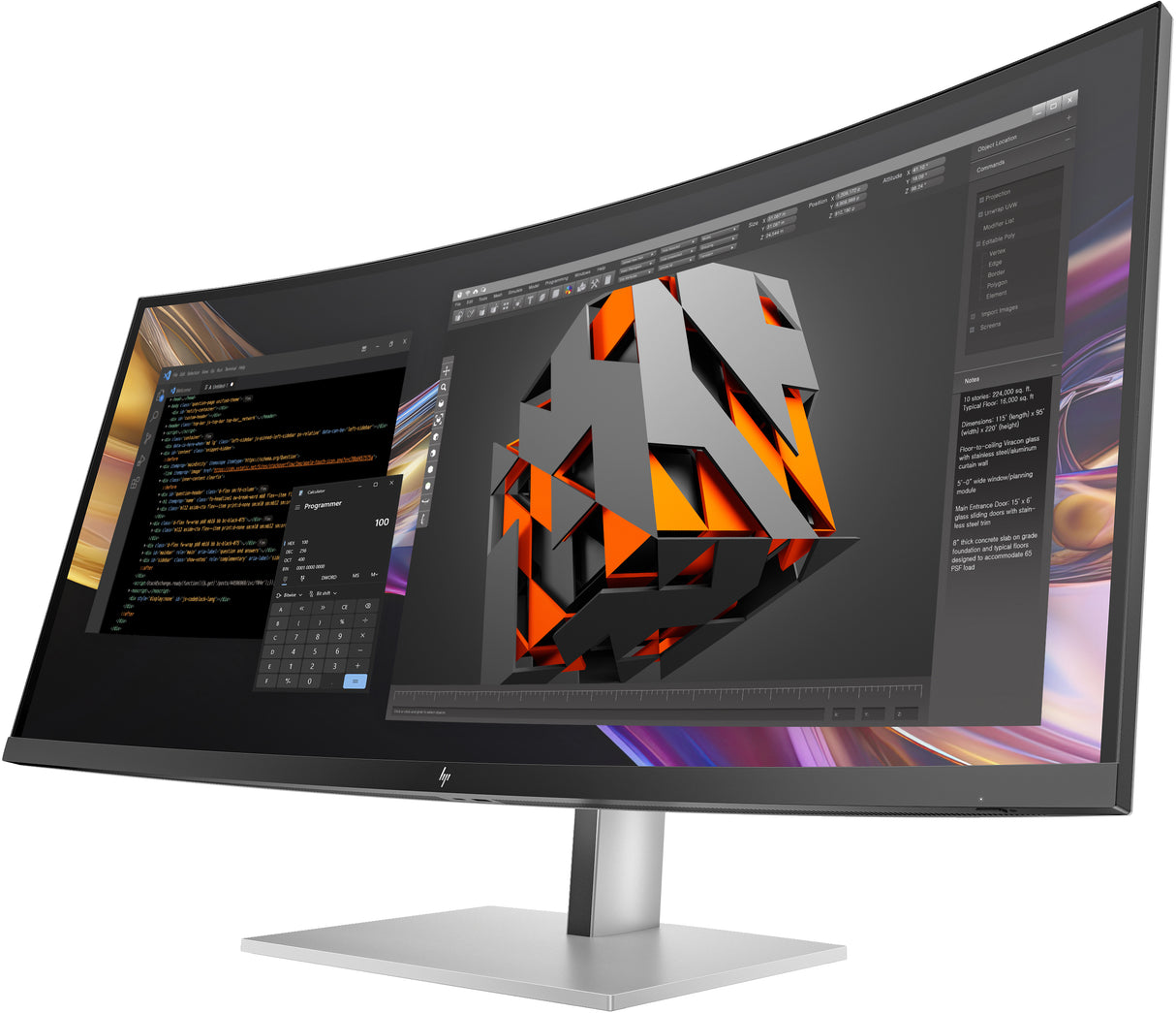 HP Series 7 Pro Series 7 Pro WQHD+ Thunderbolt 4 - 738pu Monitor (37.5")