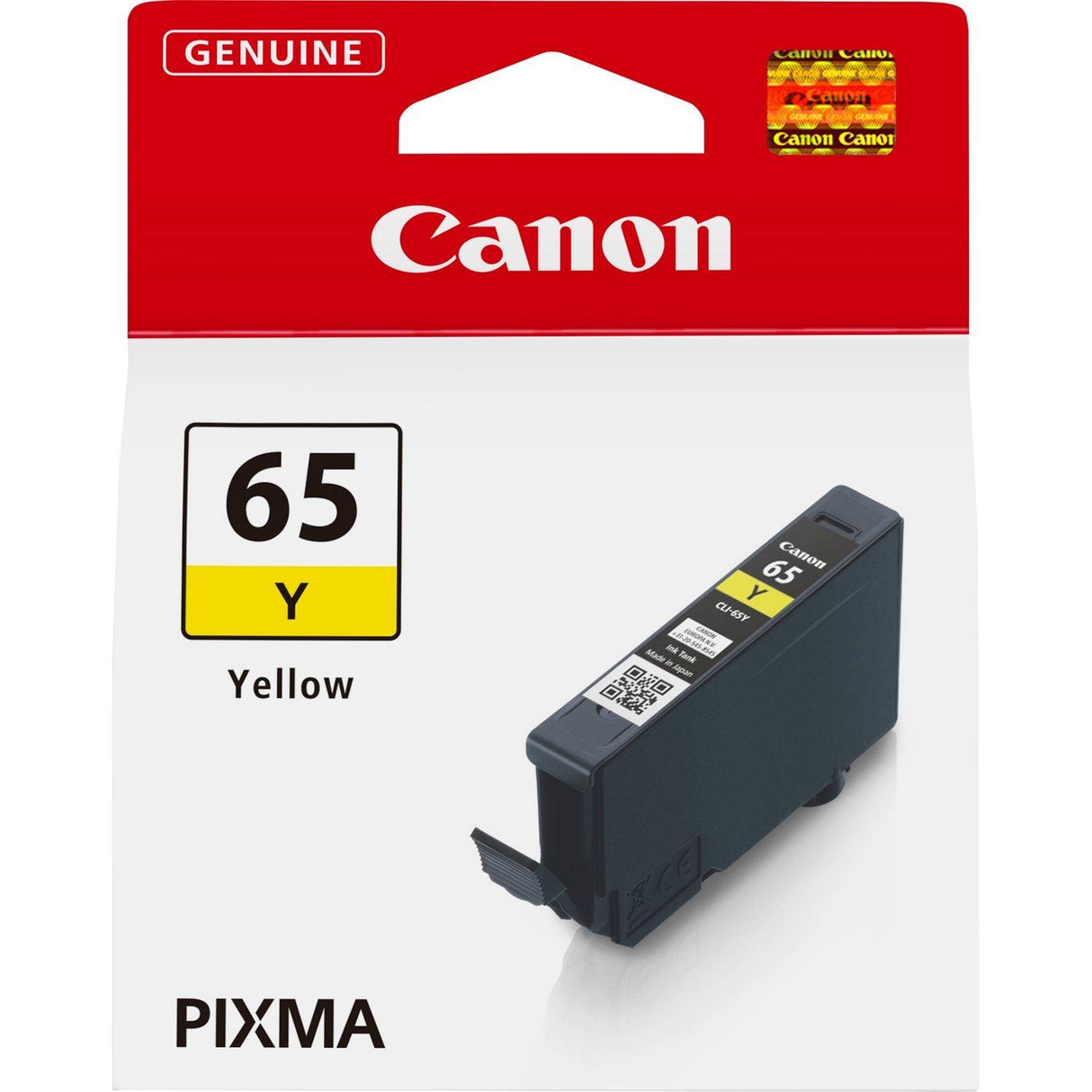 CANON CLI-65Y Yellow Ink Cartridge | 12.6ml (CLI65Y)