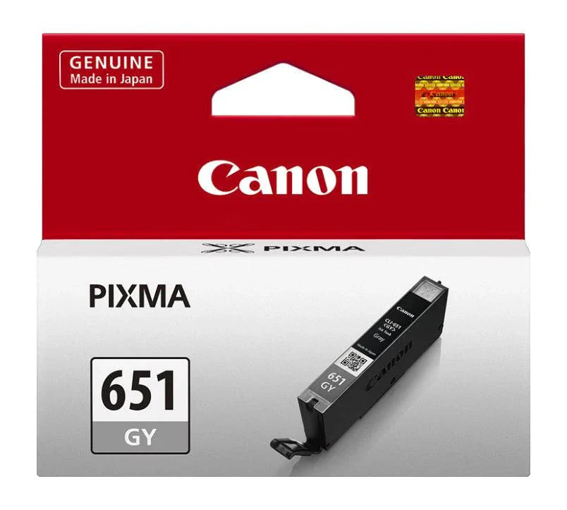 CANON CLI651GY – Grey Ink Cartridge – High Yield 780 Pages