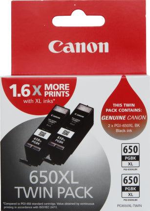 CANON Ink Cartridge PGI-650XLBK-TWIN (PGI650XLBK-TWIN)