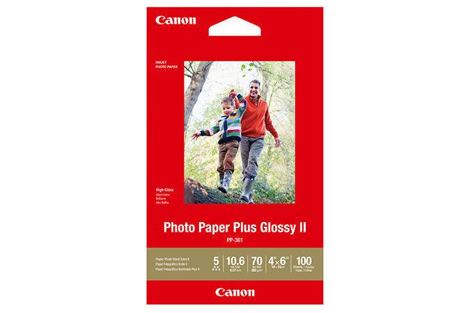 CANON Plus Glossy II - PP-301 - 4x6 (100 Sheets) (PP3014X6-100)