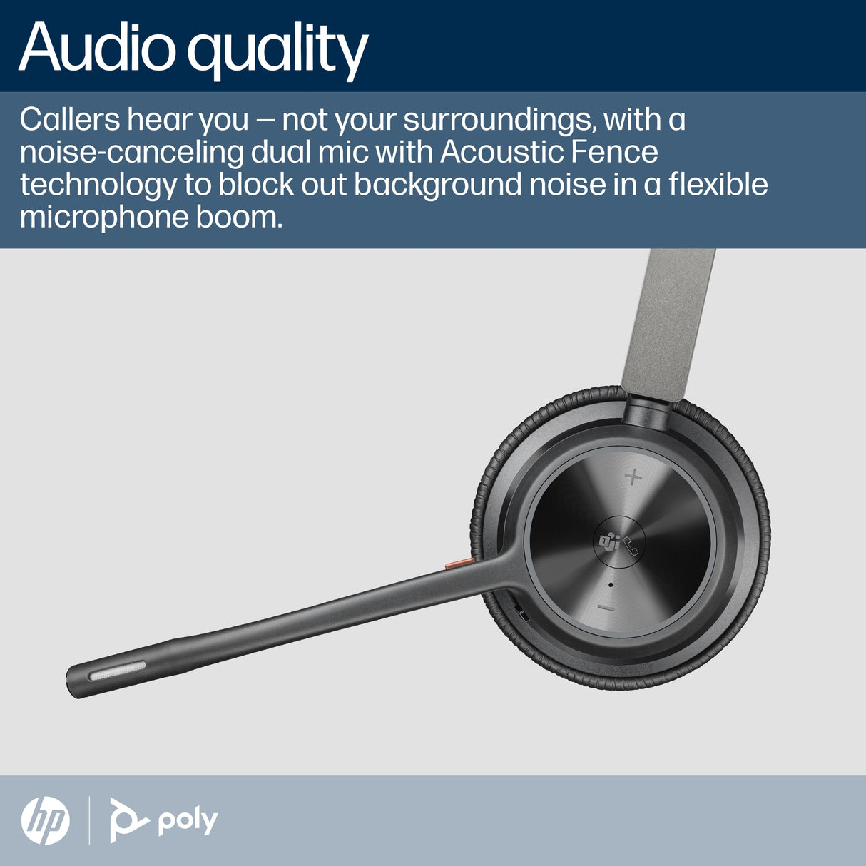 POLY Voyager 4320-M BT700 Dongle Headset