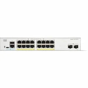 CISCO Catalyst 1200 – Managed PoE+ / 16-Port / Gigabit – Desktop Network Switch