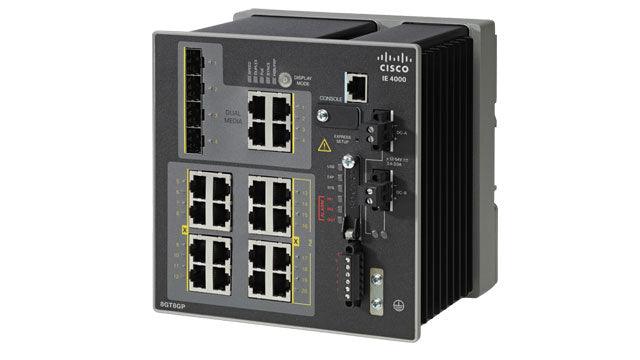 Cisco Industrial Ethernet 4000 L2 Gigabit Ethernet (10/100/1000) Power over Ethernet (PoE)