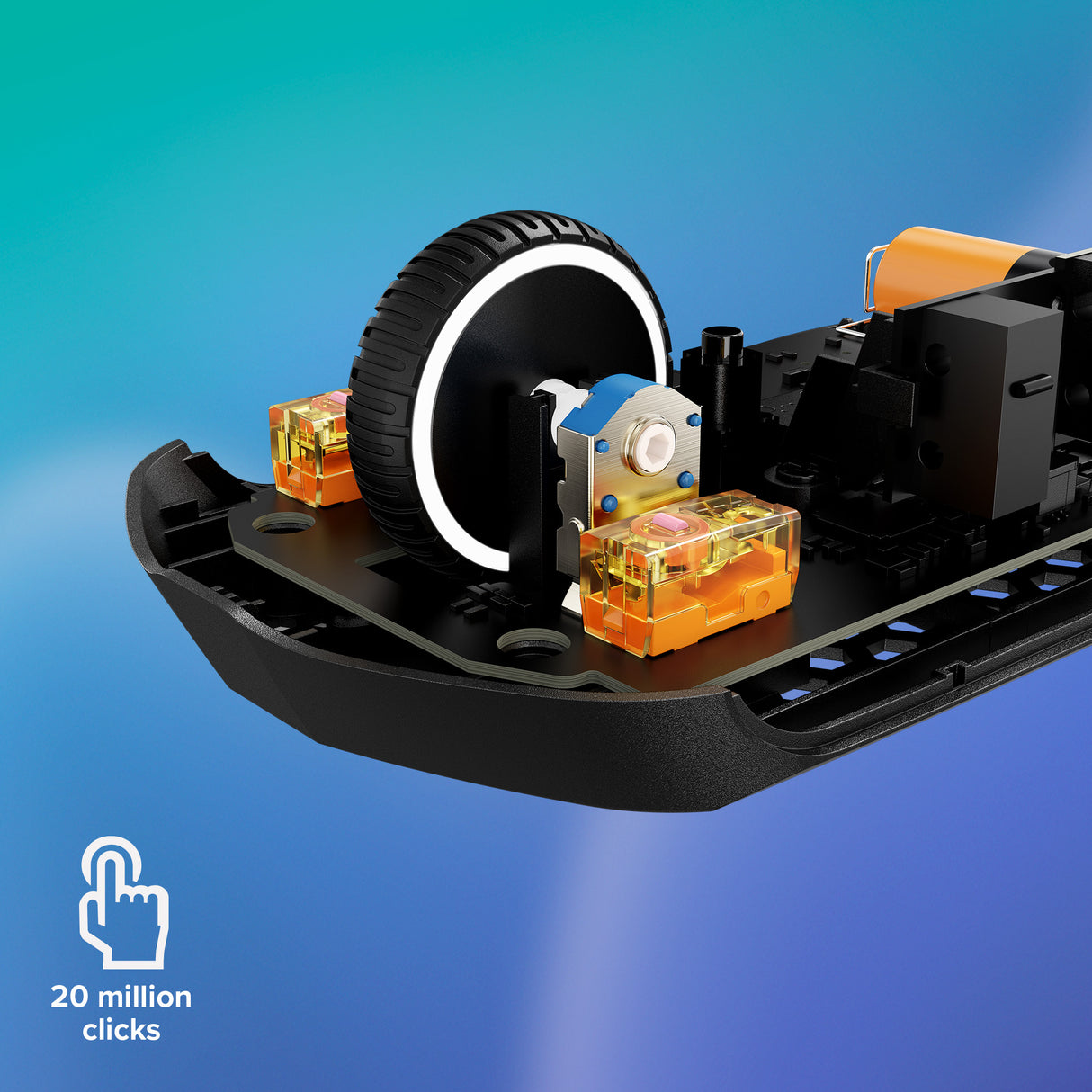 HYPERX PULSEFIRE HASTE 2 CORE – Wireless (Bluetooth + 2.4GHz) / 12000 DPI / Lightweight – Gaming Mouse