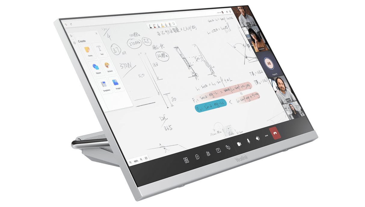 YEALINK 24" TEAMS COLLAB TOUCH DISPLAY | 4K CAMERA | MIC | SPKR (A24)