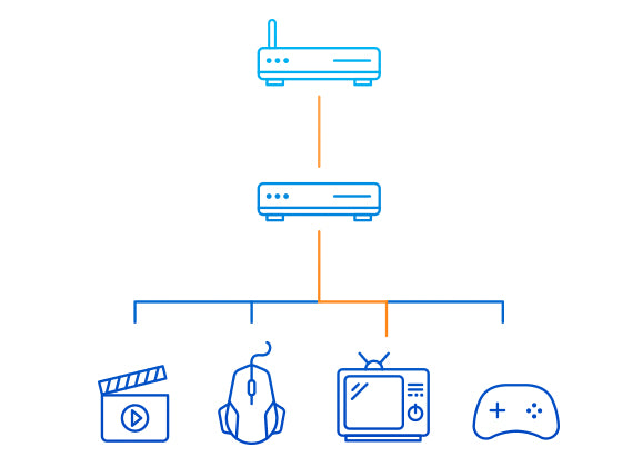 D-LINK DGS-108 Network Switch