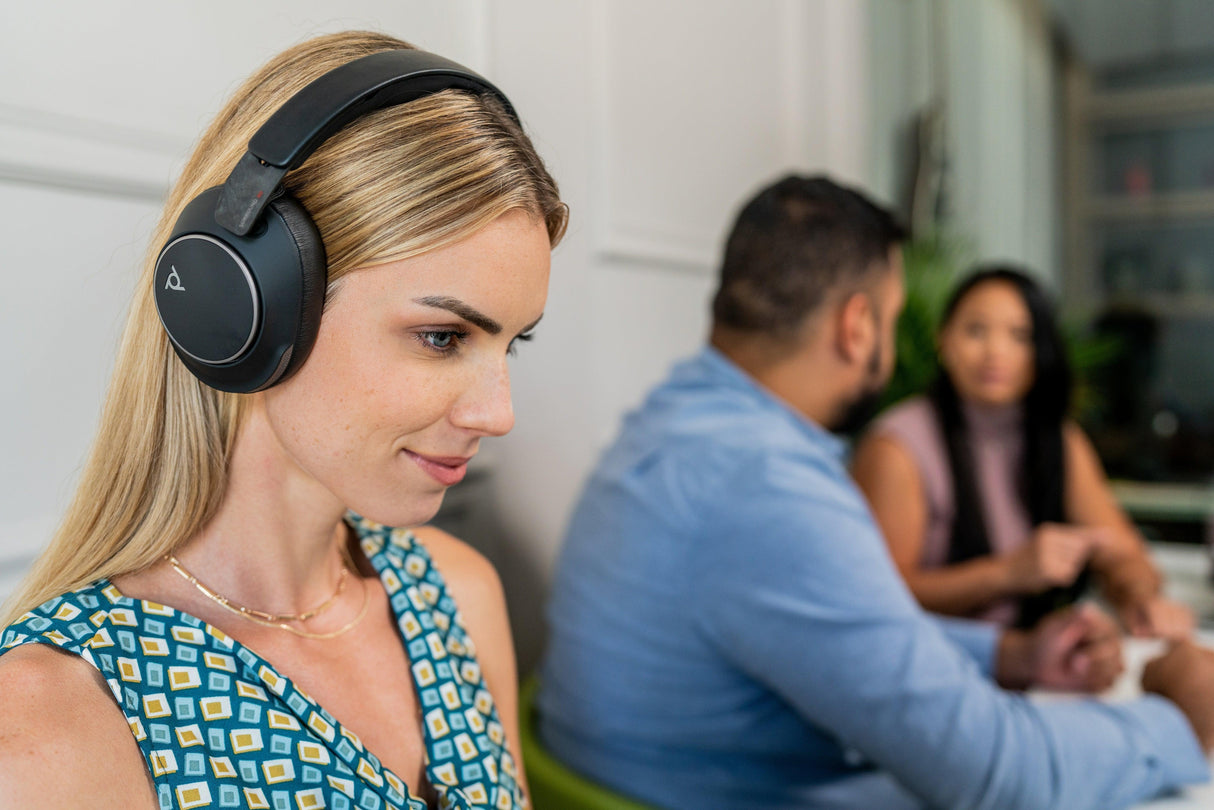 POLY Voyager Surround 80 UC – Bluetooth / Stereo / Office UC – Over-Ear Headset
