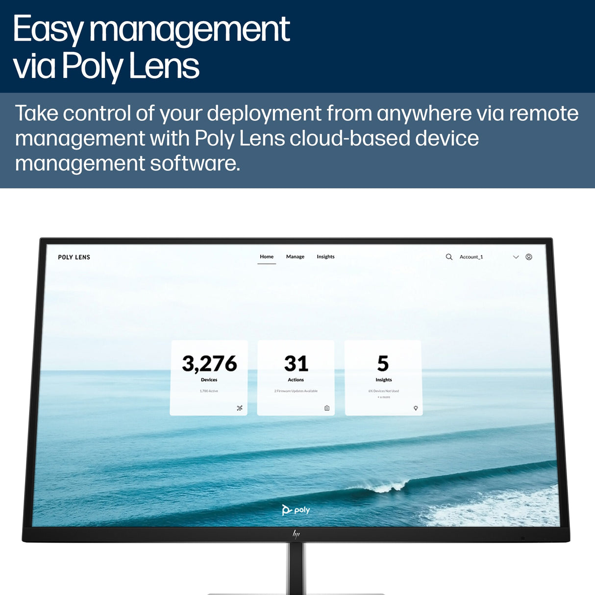 POLY Studio V52 USB Video Conferencing Camera