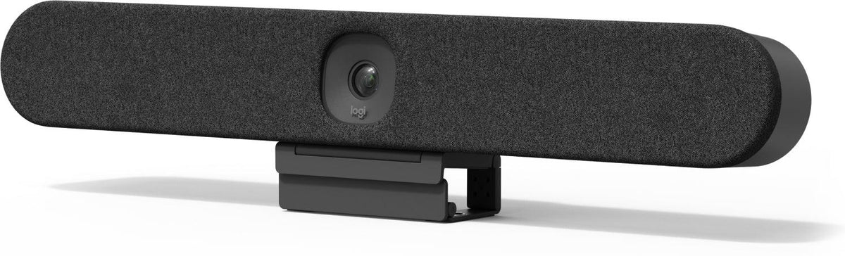 LOGITECH RALLY BAR HUDDLE – 4K Ultra HD / 120° Wide-Angle / AI-Powered – UC Video Bar