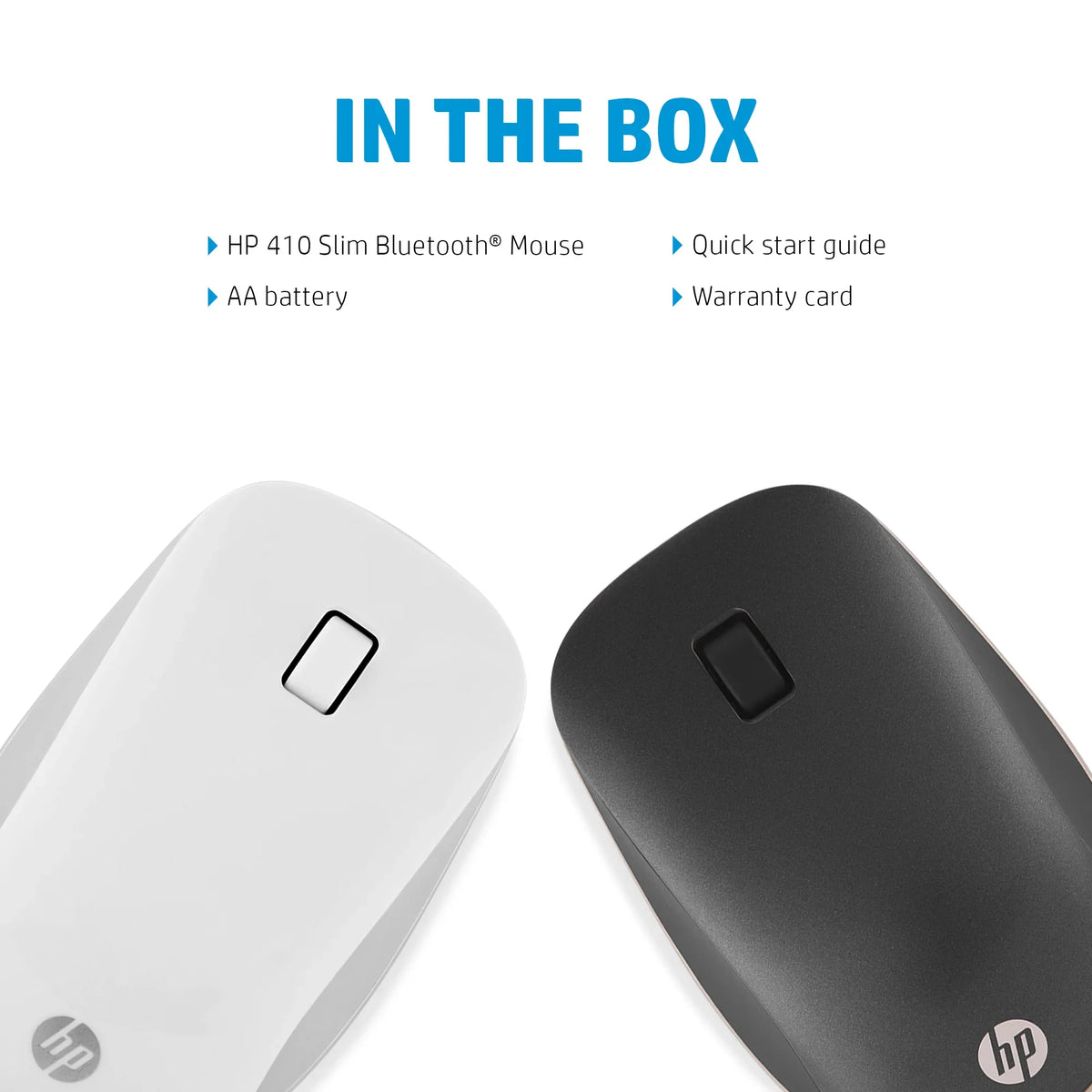 HP 410 – Bluetooth / 1600 DPI / Long Battery Life – Office Wireless Mouse