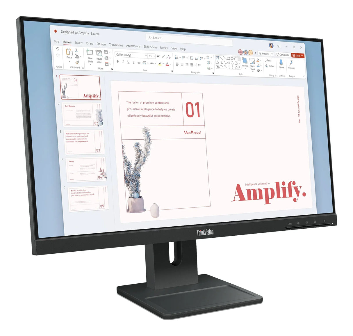 Lenovo ThinkVision E24-40 Monitor – 23.8" / Full HD / IPS / 100Hz – Business Monitor
