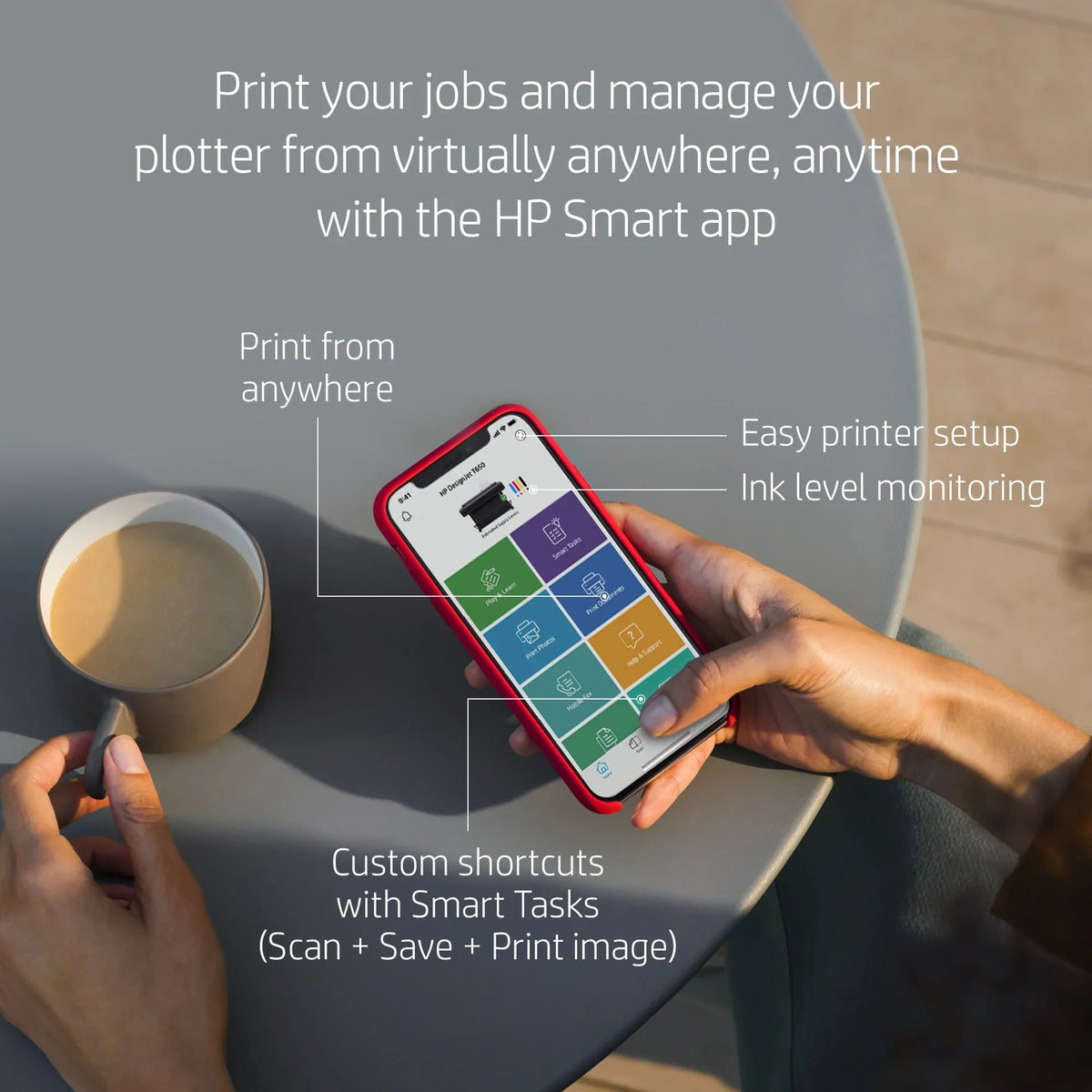HP DESIGNJET T650 24-IN – Large Format Printer – Fast A1 Printing
