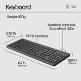 HP 330 Wireless Mouse and Keyboard Combination (2V9E6AA) HP